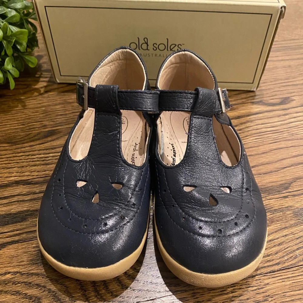 Old Soles Navy Blue Mary Jane Shoes Sz 12